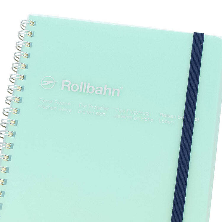 Delfonics - Rollbahn Clear Notebook - Clear Blue - A5-Notitieboek-DutchMills