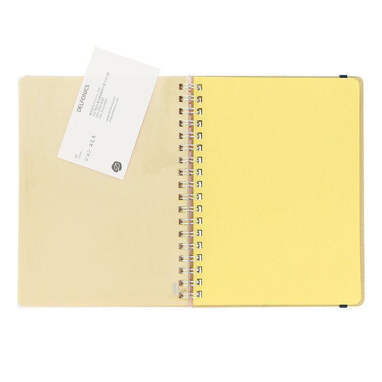 Delfonics - Rollbahn Clear Notebook - Clear Blue - A5-Notitieboek-DutchMills