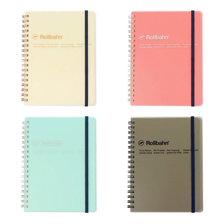 Delfonics - Rollbahn Clear Notebook - Clear Blue - A5-Notitieboek-DutchMills