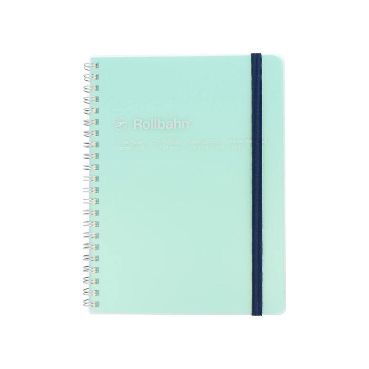 Delfonics - Rollbahn Clear Notebook - Clear Blue - A5-Notitieboek-DutchMills