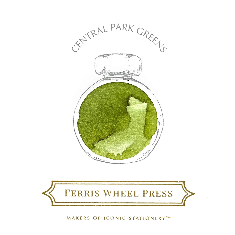 Ferris Wheel Press - 38ml Central Park Greens Ink-Inkt-DutchMills