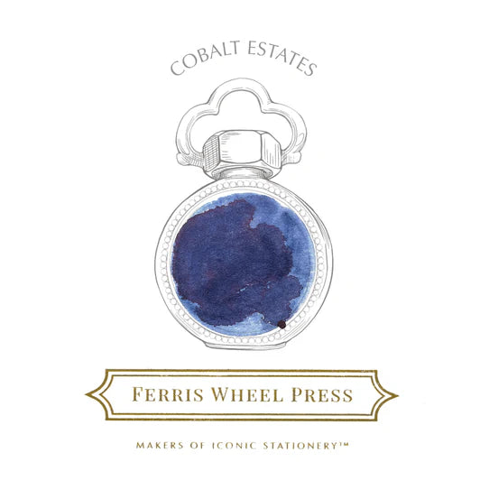 Ferris Wheel Press - 38ml Cobalt Estates Ink-Inkt-DutchMills
