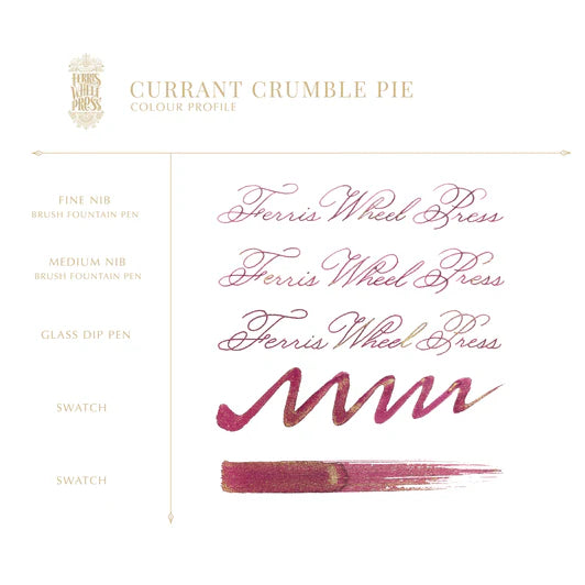 Ferris Wheel Press - 38ml Currant Crumble Pie Ink-Inkt-DutchMills