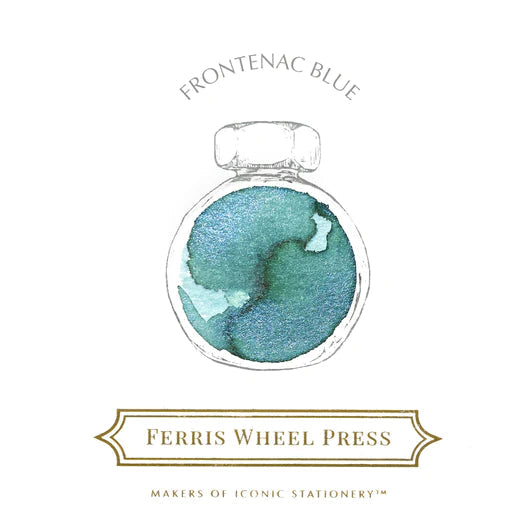 Ferris Wheel Press - 38ml Frontenac Blue Ink-Inkt-DutchMills