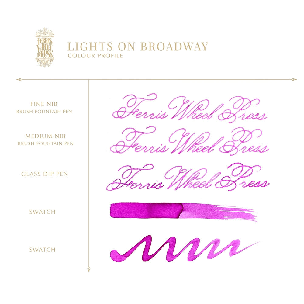 Ferris Wheel Press - 38ml Lights on Broadway Ink-Inkt-DutchMills