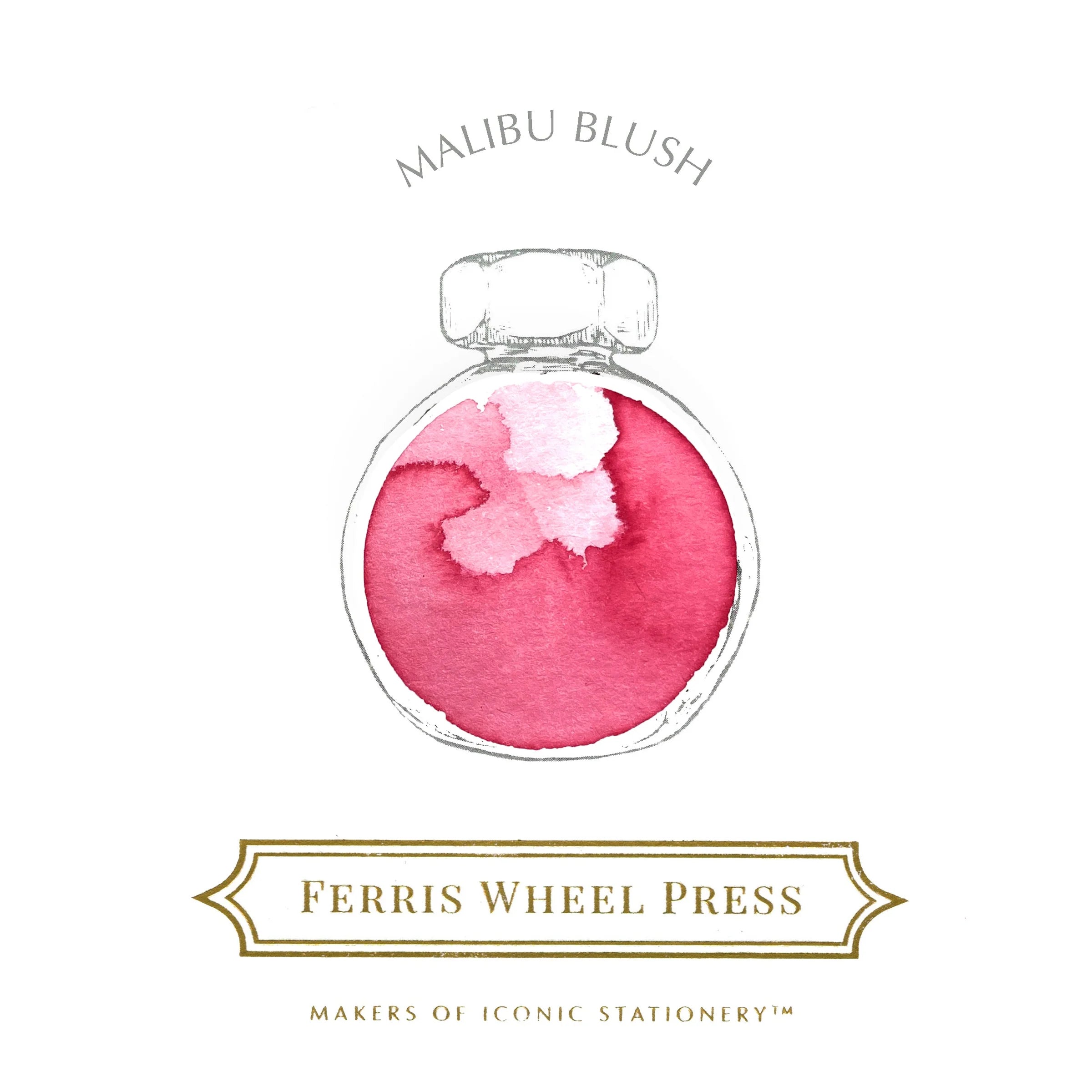 Ferris Wheel Press - 38ml Malibu Blush Ink-Inkt-DutchMills