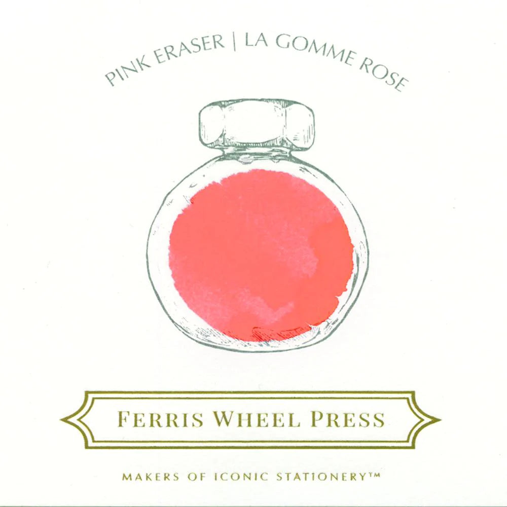 Ferris Wheel Press - 38ml Pink Eraser Ink-Inkt-DutchMills
