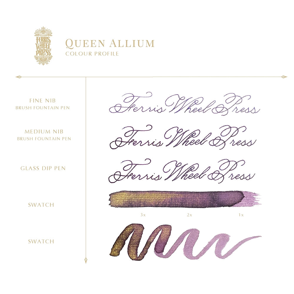 Ferris Wheel Press - 38ml Queen Allium Ink-Inkt-DutchMills
