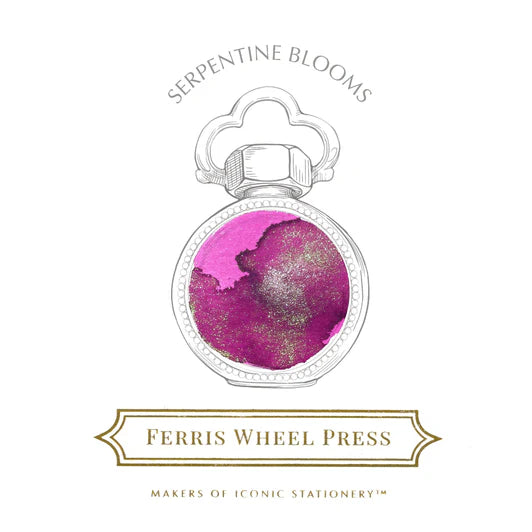 Ferris Wheel Press - 38ml Serpentine Blooms Ink - Special Edition-Inkt-DutchMills