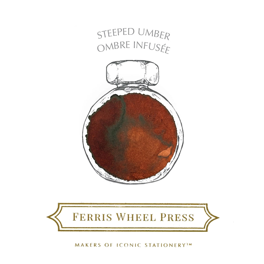 Ferris Wheel Press - 38ml Steeped Umber Ink-Inkt-DutchMills
