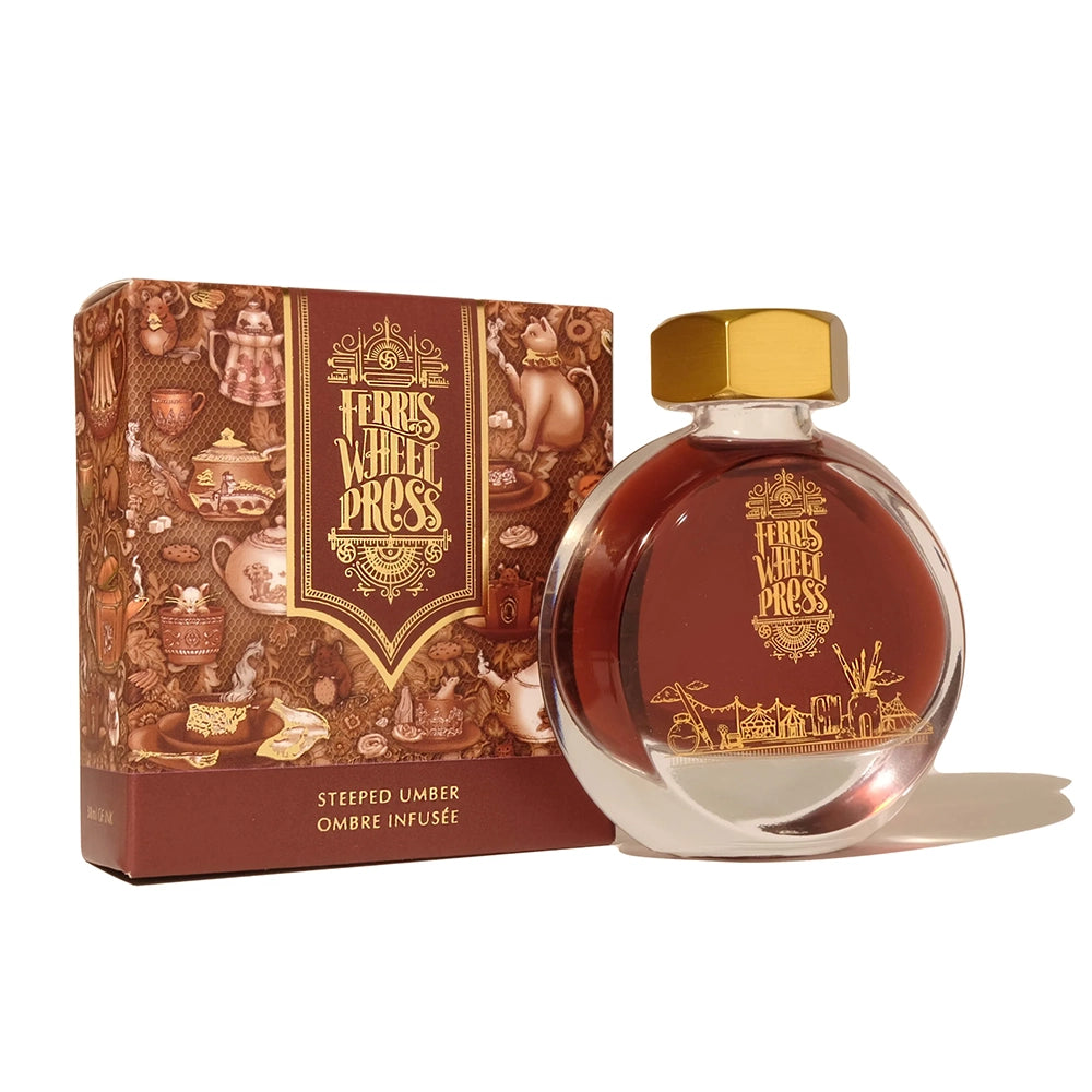 Ferris Wheel Press - 38ml Steeped Umber Ink-Inkt-DutchMills