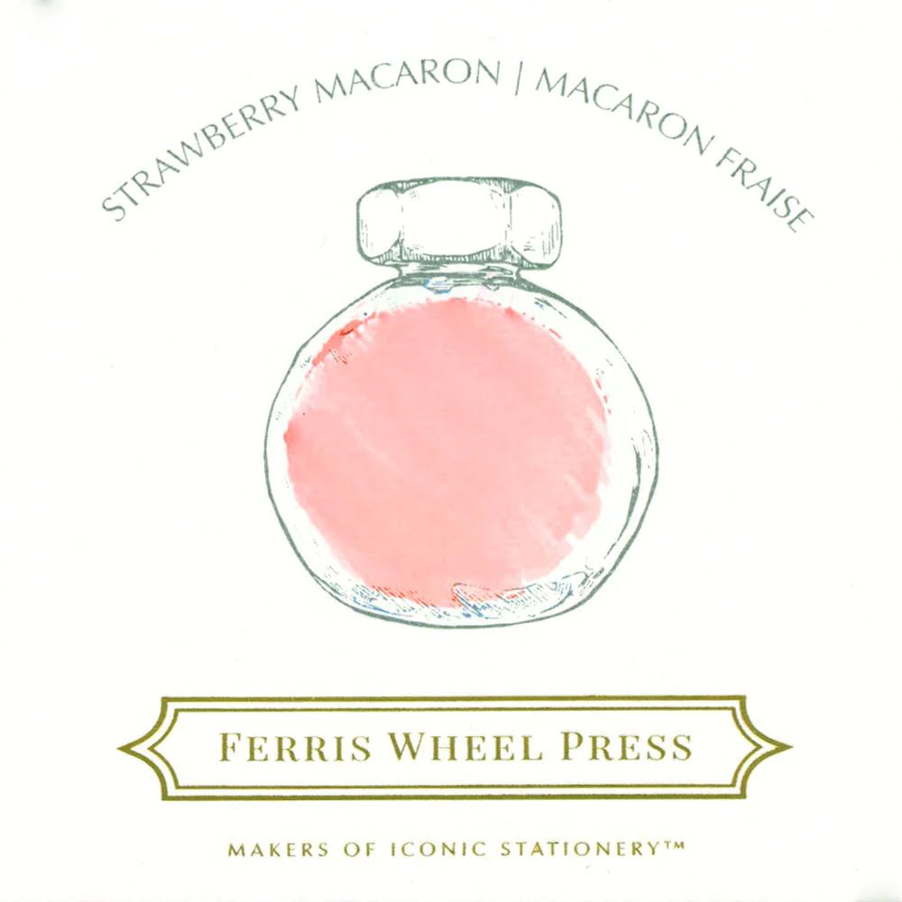 Ferris Wheel Press - 38ml Strawberry Macaron Ink-Inkt-DutchMills