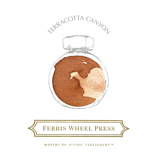 Ferris Wheel Press - 38ml Terracotta Canyon Ink-Inkt-DutchMills