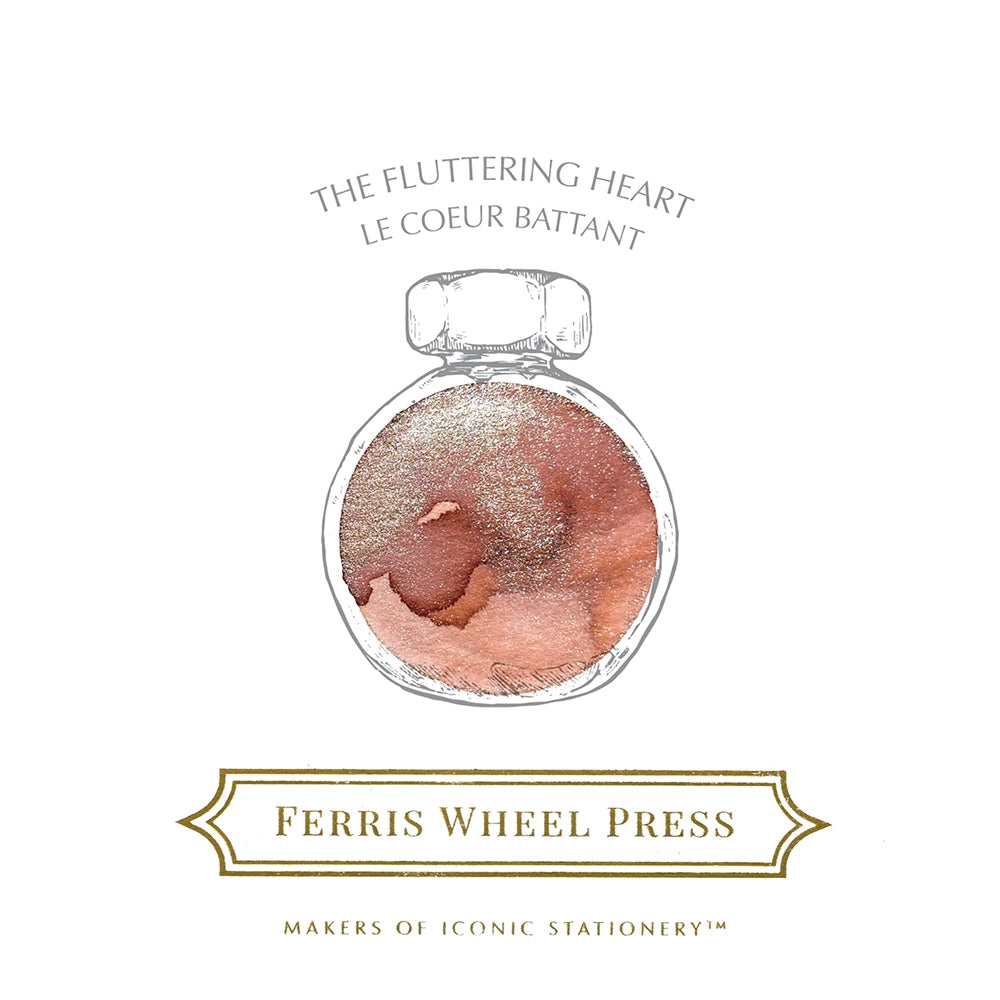 Ferris Wheel Press - 38ml The Fluttering Heart Ink - Limited Edition 2023-Inkt-DutchMills