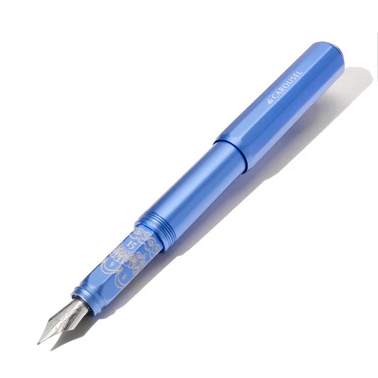 Ferris Wheel Press - Aluminum Carousel Fountain Pen - Blue Revelry - Limited Edition 2025-Vulpen-DutchMills