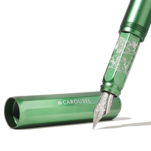 Ferris Wheel Press - Aluminum Carousel Fountain Pen - Book of Botany-Vulpen-DutchMills