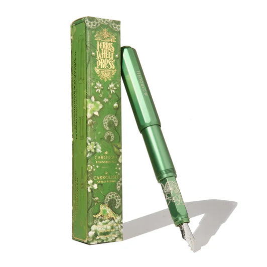 Ferris Wheel Press - Aluminum Carousel Fountain Pen - Book of Botany-Vulpen-DutchMills