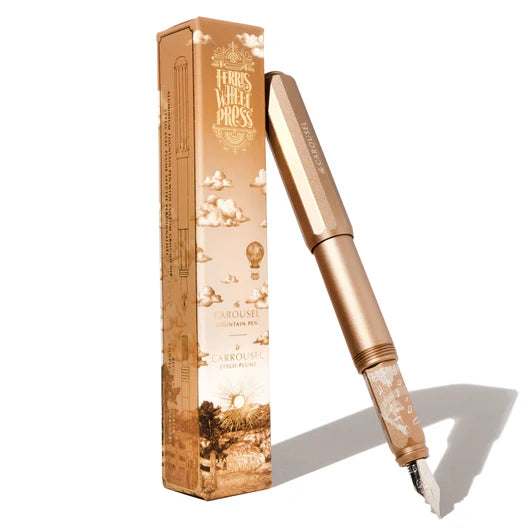 Ferris Wheel Press - Aluminum Carousel Fountain Pen - Terracotta Canyon - Limited Edition-Vulpen-DutchMills