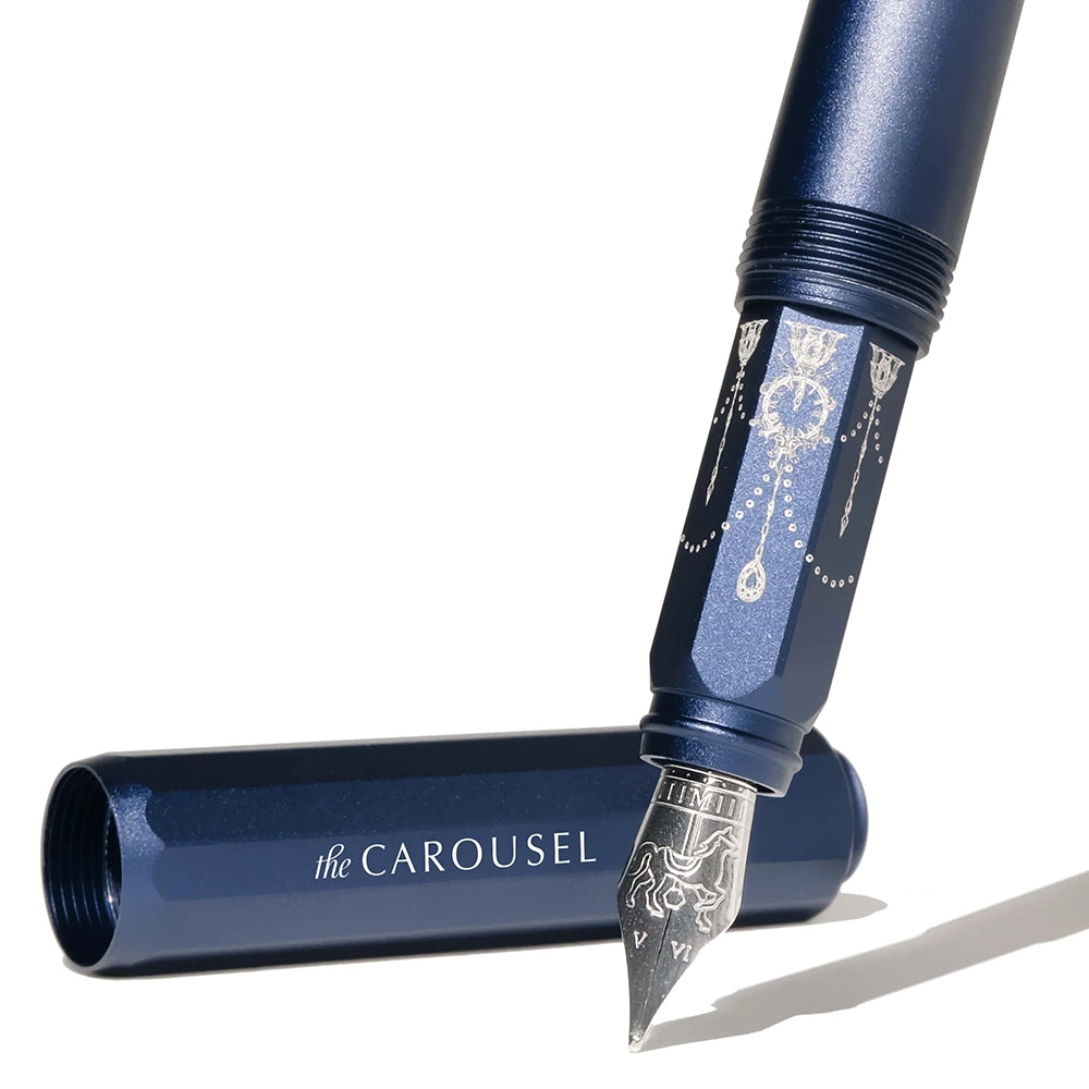 Ferris Wheel Press - Aluminum Carousel Fountain Pen - The Glistening Glass - Limited Edition 2023-Vulpen-DutchMills