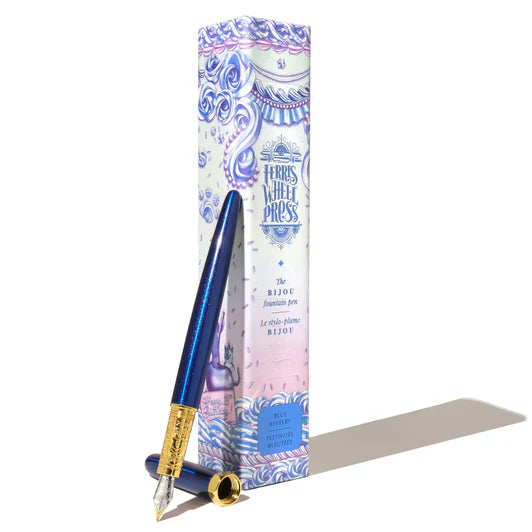 Ferris Wheel Press - The Bijou Fountain Pen - Blue Revelry - Limited Edition 2025-Vulpen-DutchMills