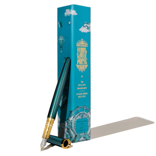 Ferris Wheel Press - The Bijou Fountain Pen - Printmaker's Teal-Vulpen-DutchMills
