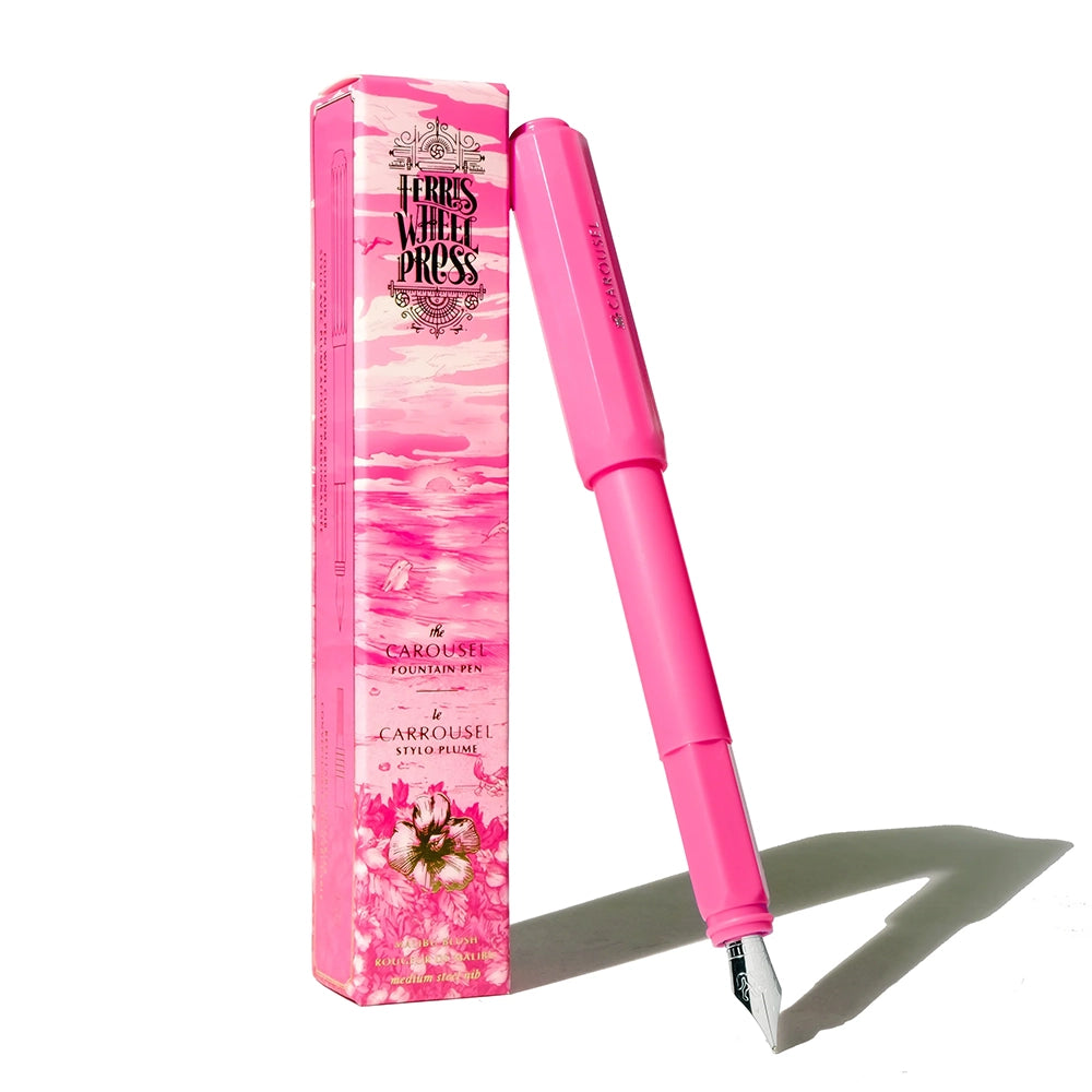 Ferris Wheel Press - The Carousel Fountain Pen - Malibu Blush-Vulpen-DutchMills