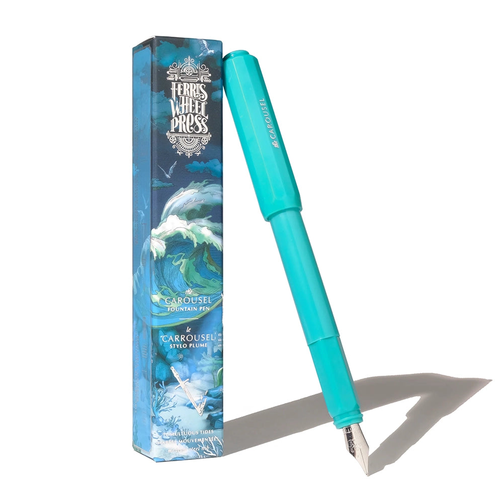 Ferris Wheel Press - The Carousel Fountain Pen - Tumultuous Tides - Limited Edition-Vulpen-DutchMills