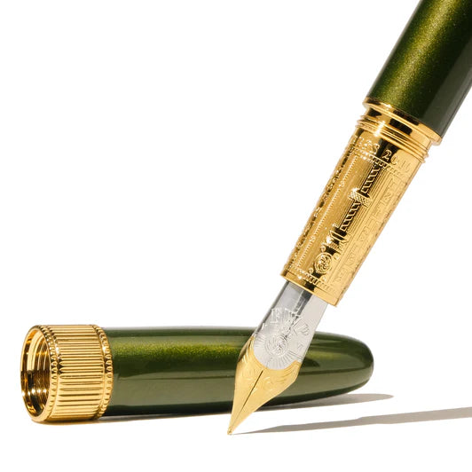Ferris Wheel Press - The Joule Fountain Pen - Juniper Moss-Vulpen-DutchMills
