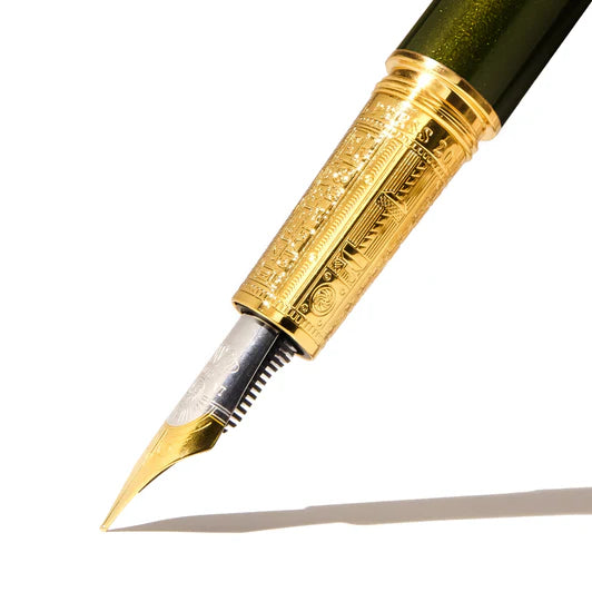 Ferris Wheel Press - The Joule Fountain Pen - Juniper Moss-Vulpen-DutchMills