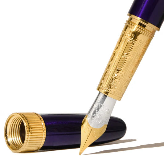 Ferris Wheel Press - The Joule Fountain Pen - Viola Mulberry-Vulpen-DutchMills