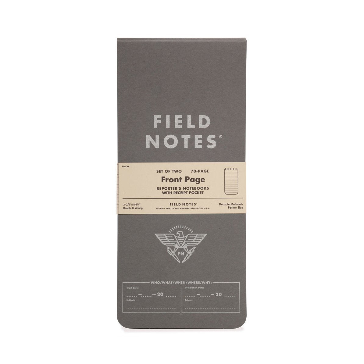 Field Notes - Frontpage-Notitieboek-DutchMills
