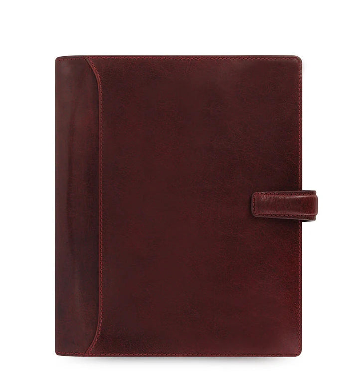 Filofax - A5 Leather Organiser - Lockwood - Garnet-Organiser-DutchMills