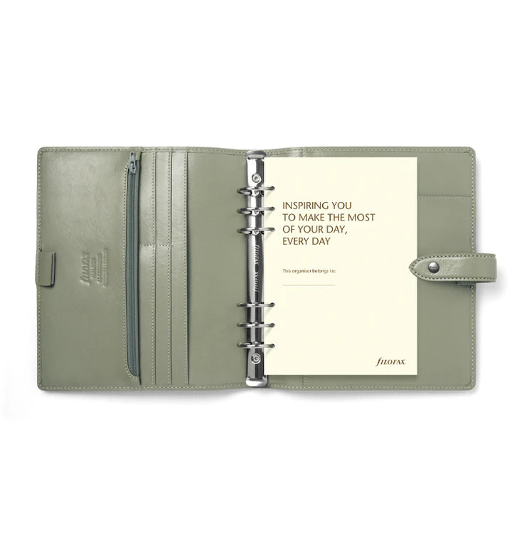 Filofax - A5 Leather Organiser - Malden - Vetiver-Organiser-DutchMills