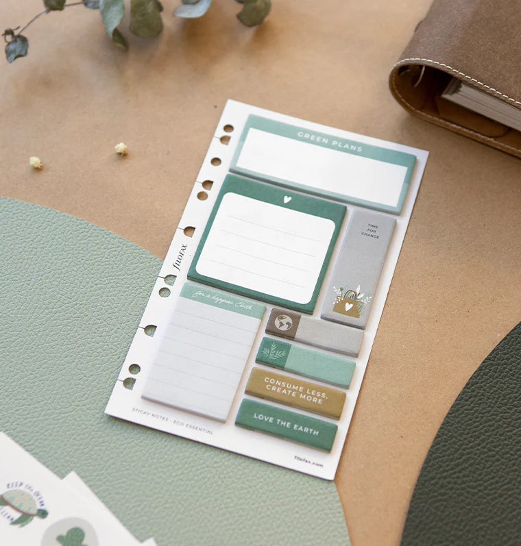 Filofax - Eco Essential - Sticky Notes-Sticky Notes-DutchMills