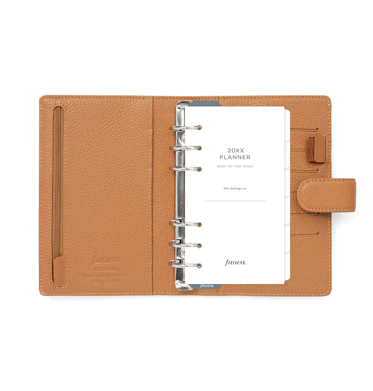 Filofax - Norfolk Personal Leather Organizer - Almond-Organizer-DutchMills