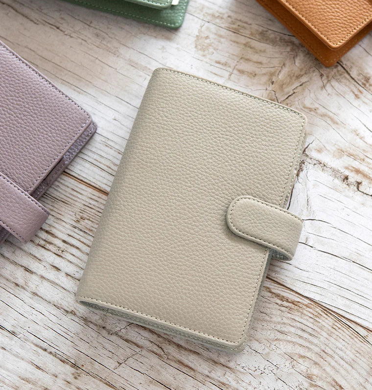 Filofax - Norfolk Personal Leather Organiser - Taupé-Organiser-DutchMills