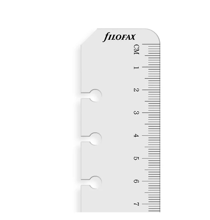 Filofax - Ruler Page Marker Transparant - Personal Organiser Refill-Refill Organiser-DutchMills