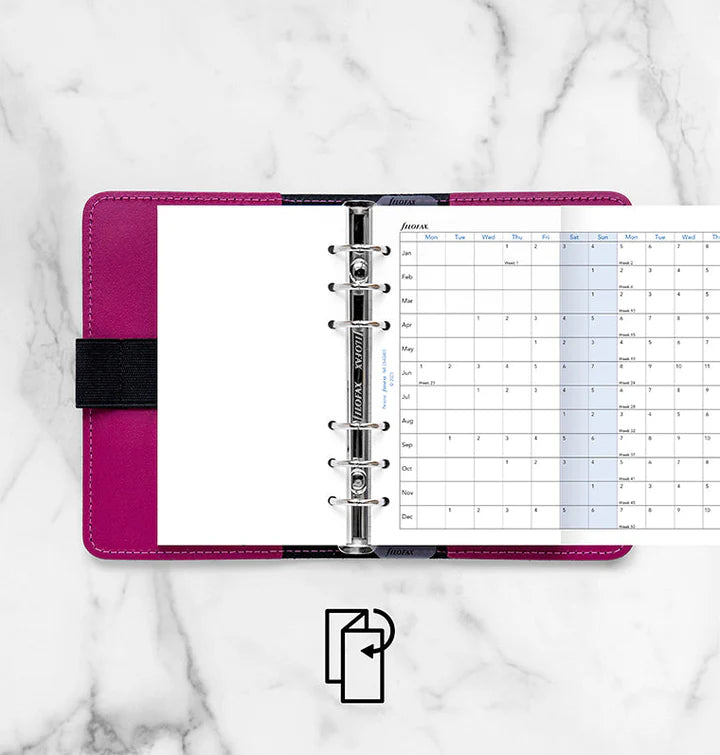 Filofax - Year Planner 2026 Horizontal - Personal Organiser Refill-Agenda-DutchMills
