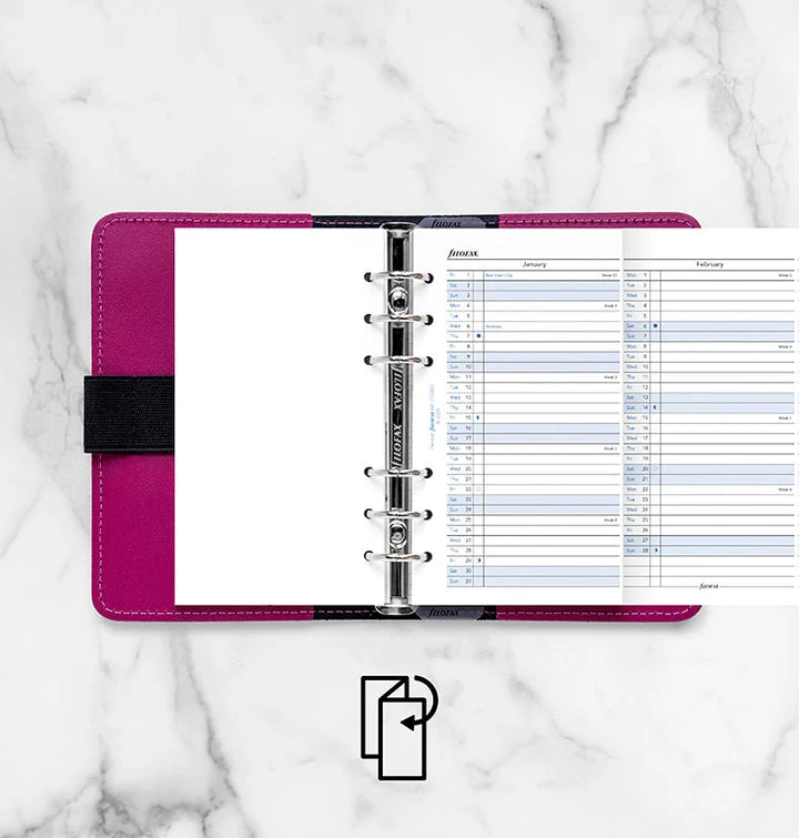 Filofax - Year Planner 2027 Vertical - Personal Organiser Refill-Agenda-DutchMills