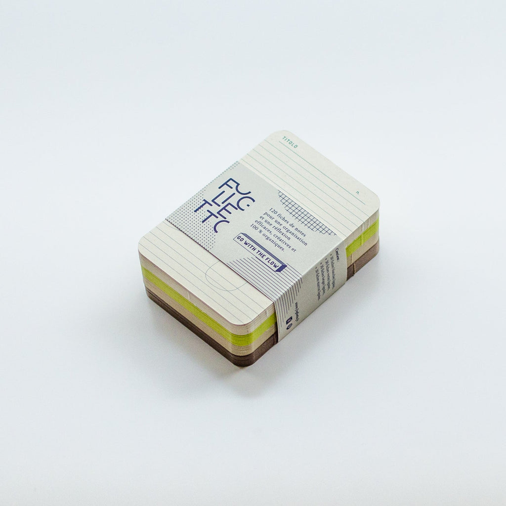 Foglietto - A7 Memo Cards - Go With The Flow - Autumn Vert Tatin - deck 120 cards-Memo cards-DutchMills