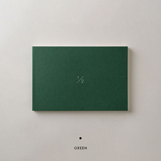 Gongjang - 1/2 Sketchbook - Green-Notitieboek-DutchMills