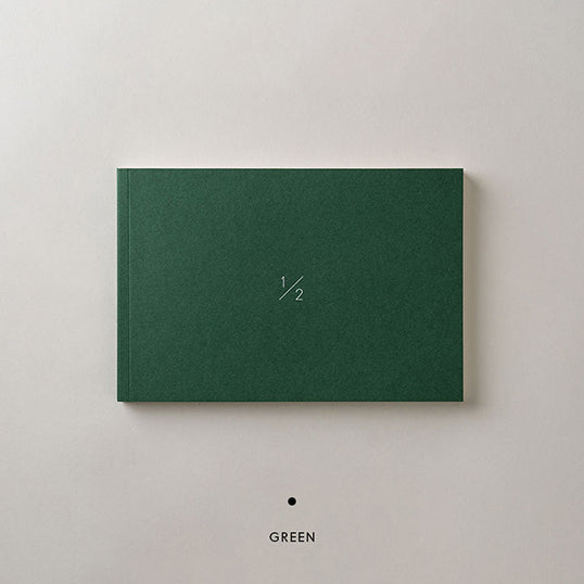 Gongjang - 1/2 Sketchbook - Green-Notitieboek-DutchMills