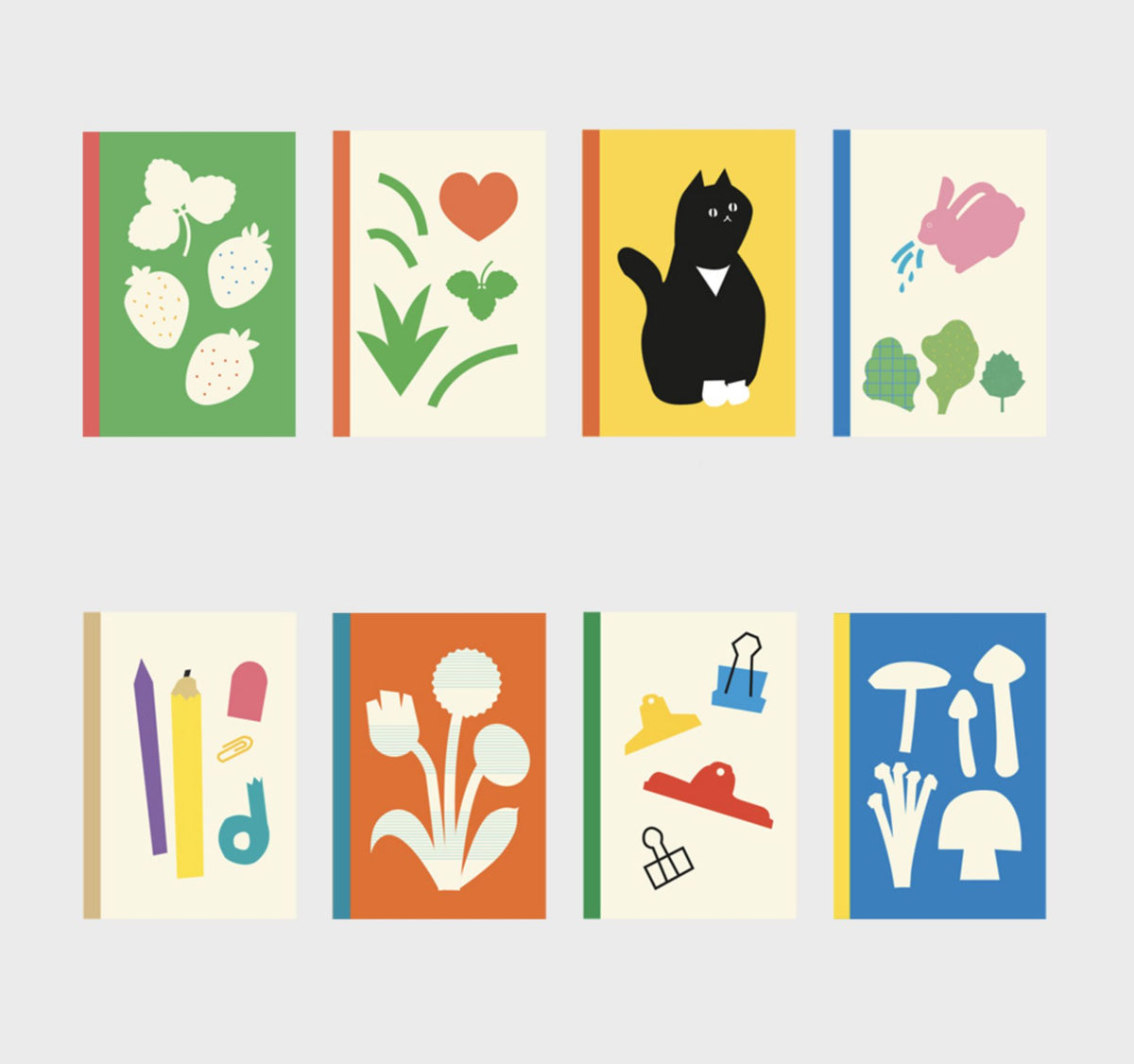 Gongjang - Garden Note Notebook - Mushroom-Notitieboek-DutchMills