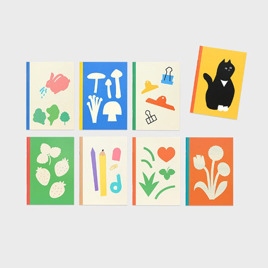 Gongjang - Garden Note Notebook - Mushroom-Notitieboek-DutchMills