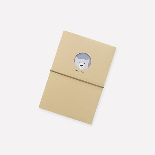 Gongjang - Notebook - Save Me Polar Bear-Notitieboek-DutchMills