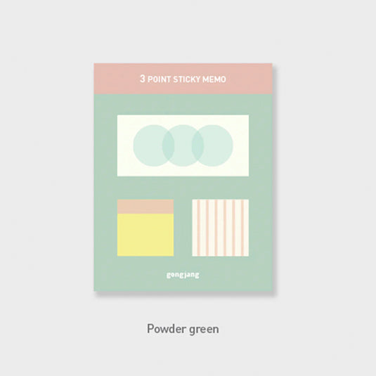 Gongjang - Sticky Notes - Powder Green-Sticky Notes-DutchMills