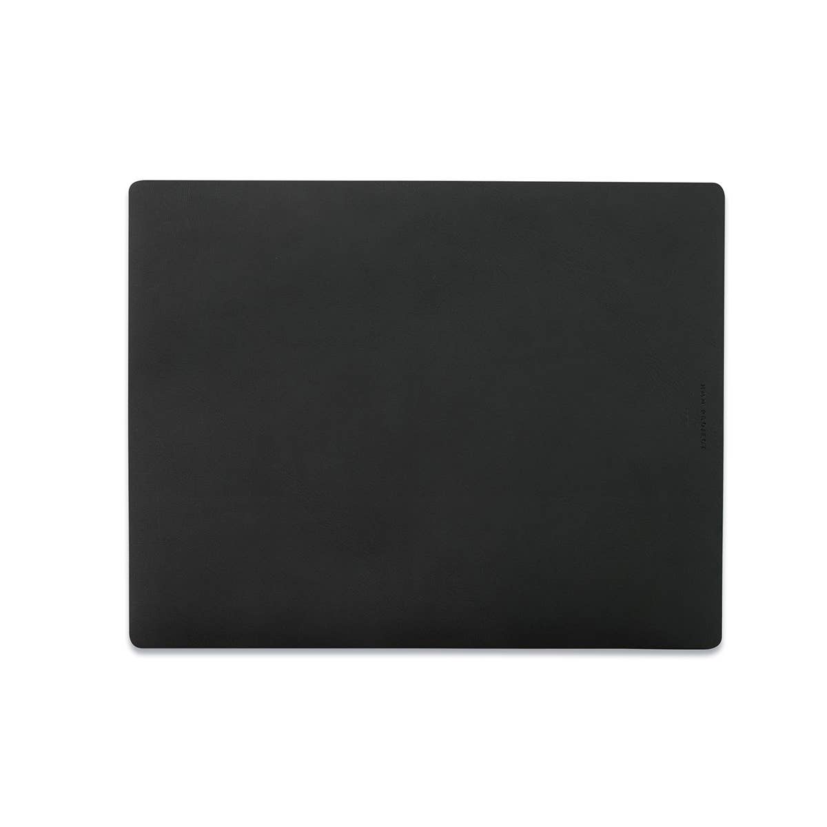 Black Vegan Leather Mouse Pad, Slip-Resistant & Waterproof-DutchMills