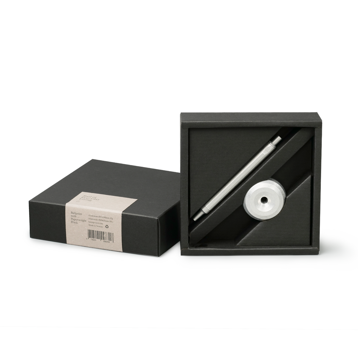 Gift Pack - Metal Writing Set: Black-DutchMills