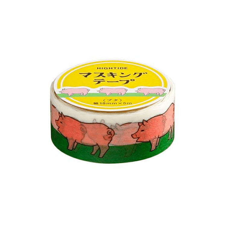 Hightide - Retro Masking Tape - B Pig-Maskingtape-DutchMills