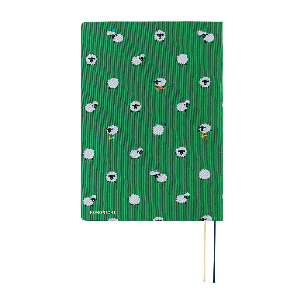 Hobonichi - HON A5 Bow & Tie: Sheep Sheep Sheep - 2027-Planner-DutchMills